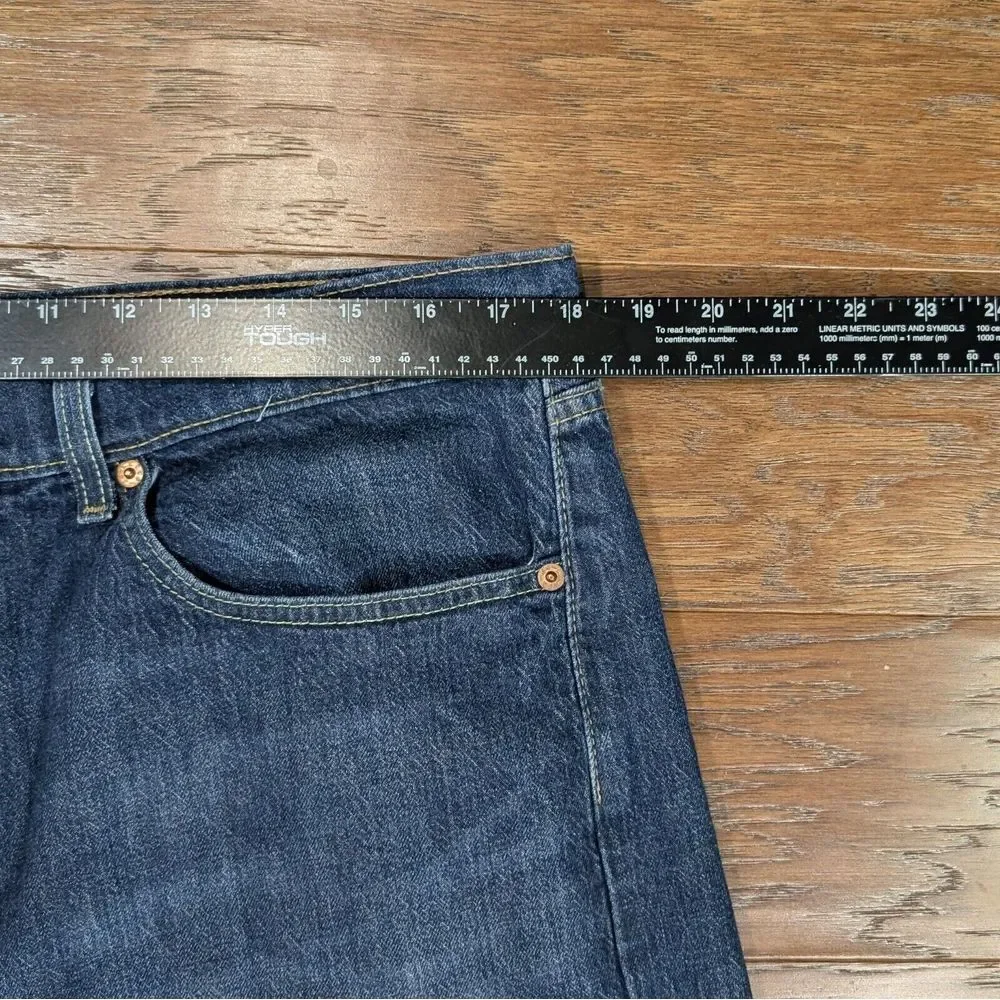 Levi's 505 Men's Jeans Dark Wash‎ Size 36x29 (36x27.5) Straight Leg Original Fit